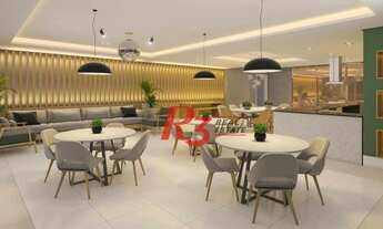 Imagem 7: Apartamento com 3 dormitórios à venda, 124 m² por R$ 2.600.000,00 - Gonzaga - Santos/SP