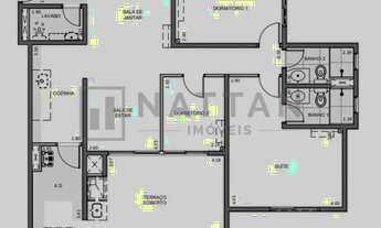 Imagem 4: Apartamento com 3 dormitórios à venda, 100 m² por R$ 1.431.000,00 - Jardim Anália Franco