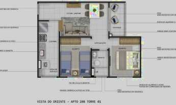 Imagem 6: Vista do Oriente / Apartamento. 2 Qts Prox. a Av. das Torres !