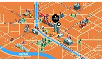 Imagem 3: Mensais a partir de R$559. Apartamento para venda possui 26 metros quadrados com 1 quarto