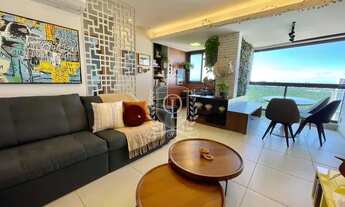 Imagem 2: VL- Capa de revista. 56m2, 100% reformado. Andar alto e vista livre. Lazer completo