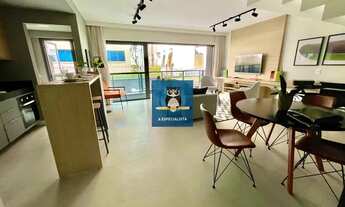 Imagem 2: Duplex 2 suítes, 101m2, mobiliado e decorado, 1ª locação, ar cond.,2 varandas, 2 vagas