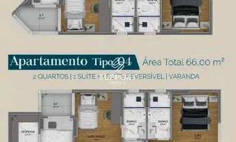 Imagem 5: Apartamento 2 quartos 1 Suíte na Enseada Azul Moderno e Elegante - Lançamento