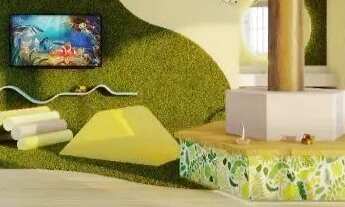 Imagem 4: Cobertura duplex na beira-mar de muro alto