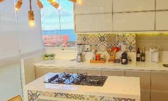 Imagem: 3 Quartos montado, com vista para o mar