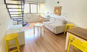 Imagem 2: Flat Villaggio disponível para locação com 40m² e 1 vaga de garagem em Moema