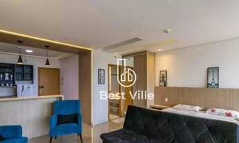 Imagem 6: Apartamento com 1 dormitório para alugar, 45 m² por R$ 4.003,34/mês - Alphaville - Santana