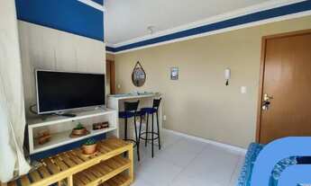 Imagem 3: Um excelente apartamento mobilhado para locação de um quarto de 60 m² com uma vaga de gara