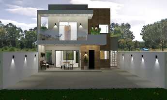 Imagem 5: Casa no condomínio vale dos cristais 4 p/ venda possui 178 m2 com 3 quartos em Lagoa - M