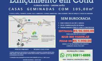 Imagem: Lançamento em Cotia bairro Florada Raízes