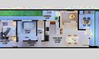 Imagem 6: Casaem construção na Mangabeira com 2 suítes, 82m2