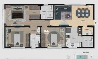 Imagem 2: Apartamento 3 quartos a venda Lourdes