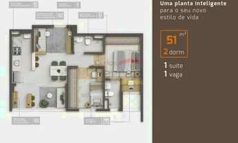 Imagem 5: Apartamento na Santa Inês 2 dormitórios, 1 suíte, 1 vaga. Em construção