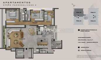 Imagem 2: Apartamento para venda tem 156 metros quadrados com 3 quartos em Boa Vista - Porto Alegre
