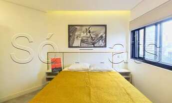 Imagem 5: Flat mobiliado no Itaim Bibi com 1 dorm com vista para Avenida Faria Lima