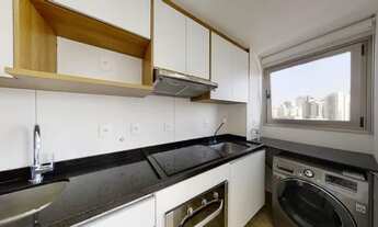 Imagem 6: Apartamento com 1 dormitório para alugar, 55 m² por R$5.500 ao mês, mais encargos - Vila M