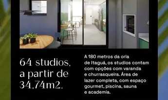 Imagem 2: Apartamento (Loft), com 1 quartos e 1 banheiros à Venda, 34 m² em Ubatuba/SP