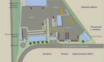 Imagem 3: ÁREA TOTAL DE TERRENO.17.771M². ÁREA TOTAL CONSTRUÍDA 3.383M² EM BARUERI