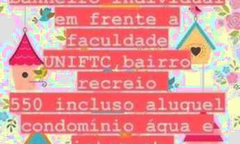 Imagem: Alugo quarto em frente a faculdade ftc