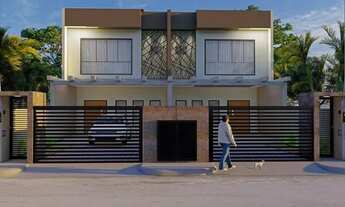 Imagem: Casa geminada com energia solar