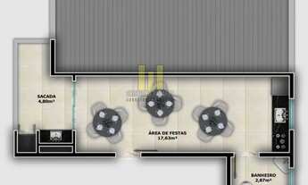 Imagem 3: Apartamento na planta no Bairro Comasa Joinville SC