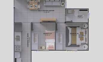 Imagem 6: Seu novo lar com lazer completo! A partir de R$159.990,00 Entrada Zero e Escritura Grátis!