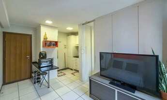 Imagem 2: Studio 100% Mobiliado no Park Studio 8º Andar Ao Lado do Metrô e ParkShopping