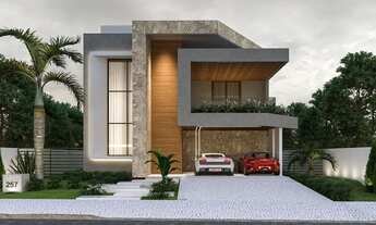 Imagem 3: Casa a Venda no Alamoana C/295,53m² 4 Suítes, Sendo 01 Master, DCE, 4 Vagas, Piscina, Chur