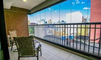 Imagem 5: Apartamento Studio mobiliado de 1 dormitório, varanda, 1 vaga, prédio com lazer - Bela Vis