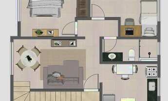 Imagem: Casa com 2 dormitórios à venda em Contagem