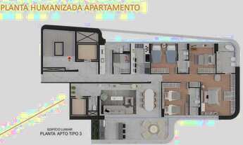 Imagem 6: Edifício Lumiar , 8ª Andar, 4 Quartos - Vale Do Sereno