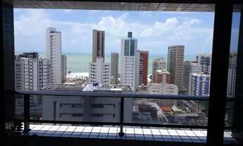 Imagem 2: Alugo apto com 1 quarto, em B. Viagem varanda, sala, cozinha e area servico, vista mar