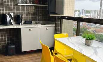 Imagem 2: Apto 3/4 com varanda gourmet e mobiliado