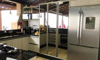 Imagem 6: ESPETACULAR OPORTUNIDADE CASA 4/4 ESCRITÓRIO ÁREA GOURMET SEMI MOBILIADA IMPECÁVEL