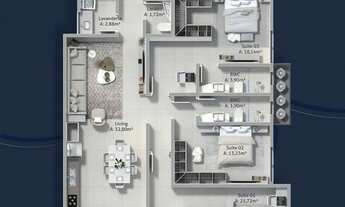 Imagem 7: Apartamento 2 Dormitórios para venda em Itajaí - SC