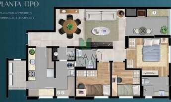 Imagem 7: Apartamentos 2 Dormitórios para venda em Curitiba - PR