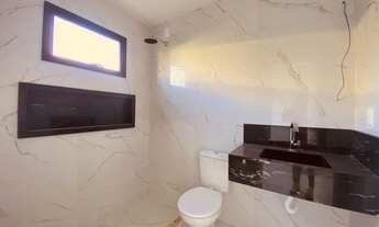 Imagem 6: Casa Plana em Rua Privativa 168,78m², no Aquiraz, 3 suítes, 2 vagas, sala com pé direito