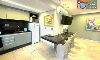 Imagem 4: Apartamento mobiliado para alugar, 80m2, 2 quartos(1 suíte), na orla de Ipanema, prédio lu