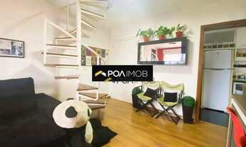 Imagem 2: Cobertura com 2 dormitórios para alugar, 116 m² por R$ 649/mês - Bom Jesus - Porto Alegre