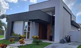 Imagem 3: Casa Linear Moderna no Boulevard Lagoa 3 Quartos, Piscina, Energia Solar e Acabamento Pre