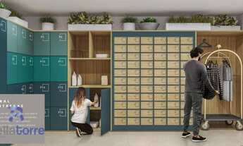 Imagem 6: Apartamento com 1 dormitório à venda, 54 m² por R$ 951.000,00 - Batel - Curitiba/PR