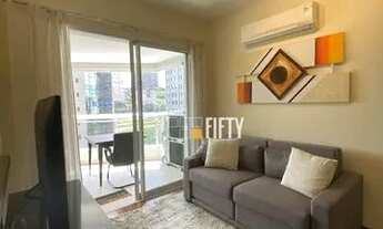 Imagem 3: Apartamento com 1 dormitório para alugar, 55 m² por R$ 6.480,00/mês - Brooklin - São Paulo