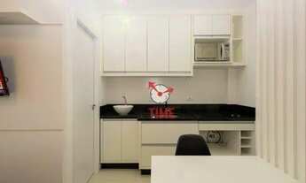 Imagem 4: Apartamento mobiliado com 1 dormitório para alugar, 25 m² por R$ 2.000/mês - Mossunguê - C