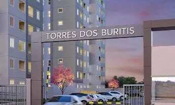 Imagem 2: CA - Apartamentos 02 Quartos com Varanda SAMAMBAIA Torres Buritis - Sinal mil reais