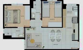 Imagem 6: Apartamento à venda, 2 quartos, 1 suíte, 1 vaga, Havaí - Belo Horizonte/MG
