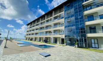 Imagem 4: Flat à Beira Mar com 3 quartos, área de lazer completa, mobiliado, com elevador e central