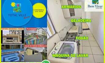 Imagem 1: Vida Nova mobiliado geladeira fogão máquina d lavar cama split box blindex incluso tx cond