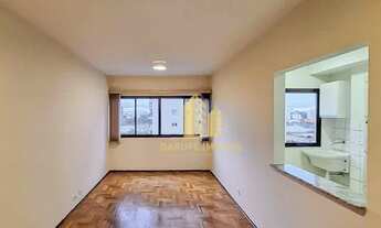 Imagem 2: Apartamento com 1 dormitório para alugar, 46 m² por R$ 2.602,27/mês - Jardim Aquarius - Sã