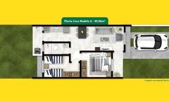 Imagem 4: Casa com 2 dormitórios à venda, 45 m² por R$ 163.000,00 - Jardim Betânia - Cachoeirinha/RS