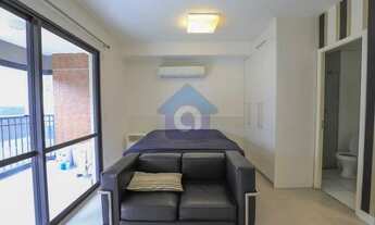 Imagem: Apartamento studio mobiliado, varanda, 1